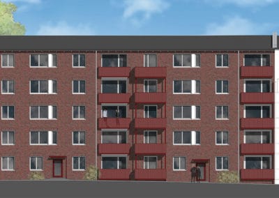 2021: Modernisierung + Dachaufstockung (Neubau) in Hamm Süd