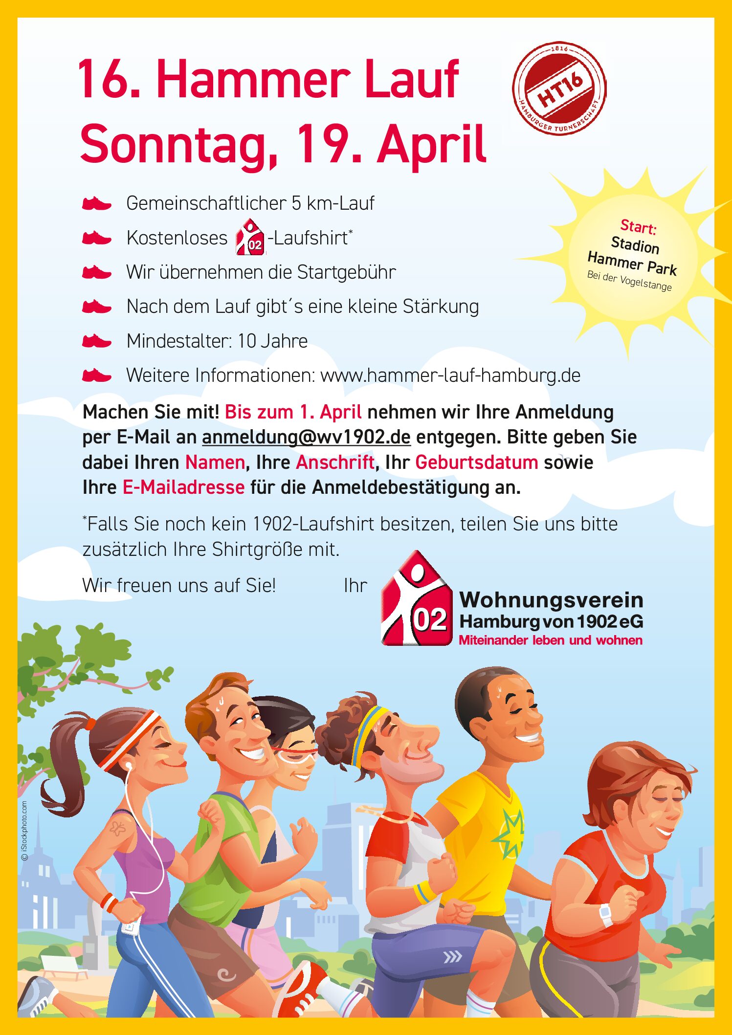 Bald ist es soweit: Hammer Lauf 2026