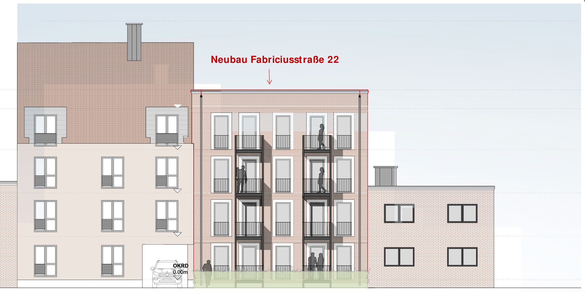 2027: Lückenbebauung Fabriciusstraße 22, Bramfeld